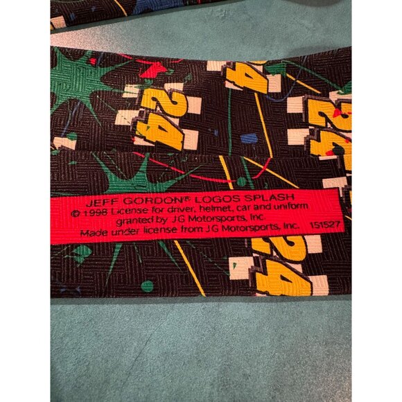 Vintage 1998 Ralph Marlin Jeff Gordon #24 Tie – NASCAR Racing Collectible - Picture 4 of 9